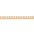 Reverse set Canadian diamond tennic necklace in 18K yellow gold
